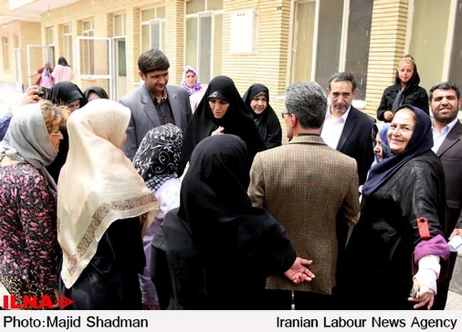بازدید شهیندخت مولاوردی، معاونت امور زنان و خانواده ریاست جمهوری، ا