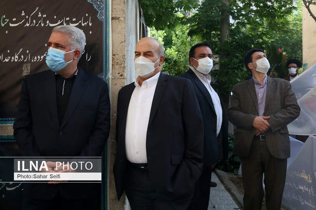 مراسم تشییع مرحوم «اکبر ترکان»