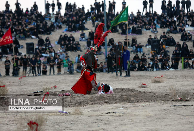تعزیه روز یازدهم محرم در نوش آباد کاشان