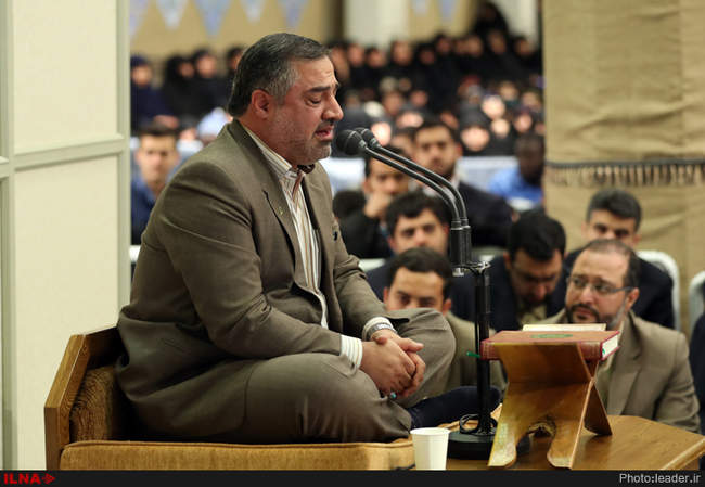 دیدار شرکت‌کنندگان مسابقات بین‌المللی قرآن با رهبر انقلاب 