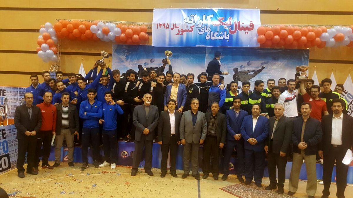 قهرمانی تیم عقاب شوبوکان در لیگ برتر امید کاراته
