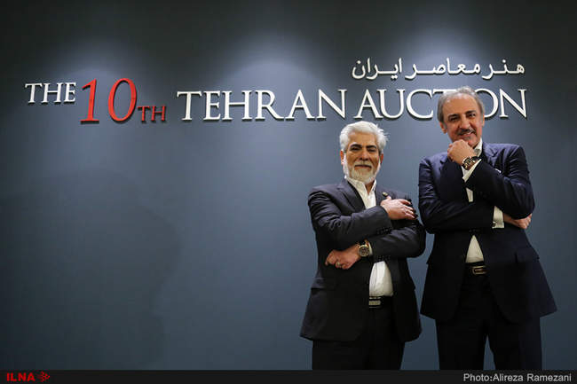 دهمین حراج آثار هنری در هتل پارسیان آزادی