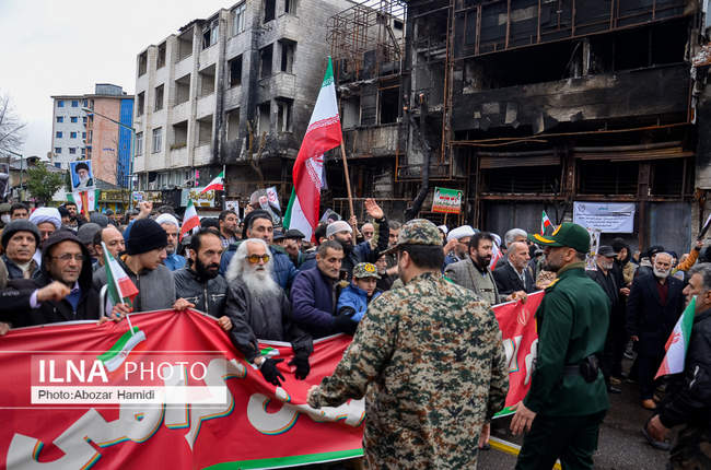 راهپیمایی 22 بهمن در استان گیلان ( رشت )