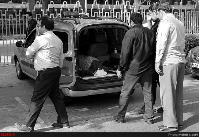 مراسم تشییع پیکر زنده یاد مصطفی کمال پورتراب