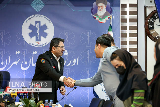 نشست خبری رئیس سازمان اورژانس استان تهران