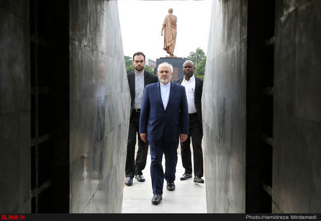 سفر محمدجواد ظریف وزیر امور خارجه کشورمان به غنا