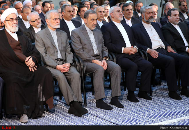 دیدار سفرا و مسئولان وزارت امور خارجه با رهبر معظم انقلاب 