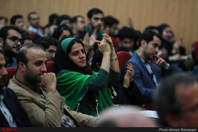 سخنرانی مسعود پزشکیان و صادق زیبا کلام به مناسبت ۱۶ آذر در دانشگاه پلی‌تکنیک