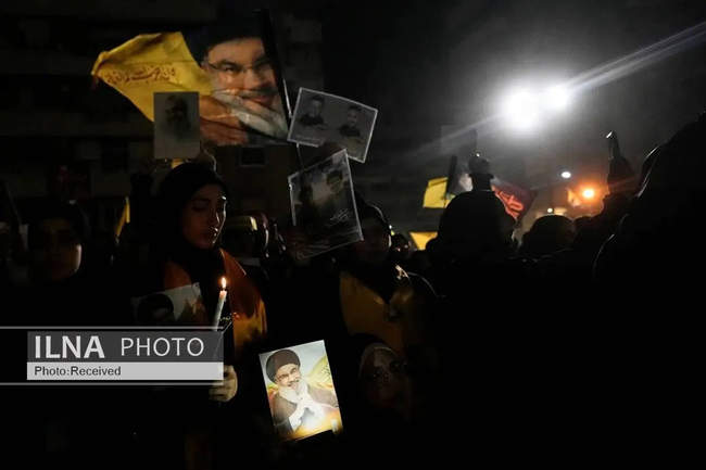 تصاویری از مراسم سالگرد شهادت سید حسن نصرالله 