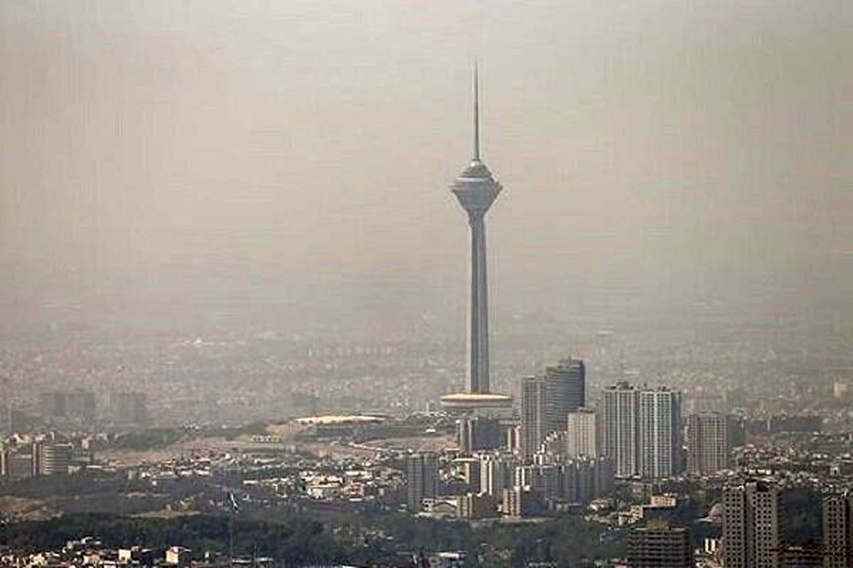 هوای تهران نارنجی شد

