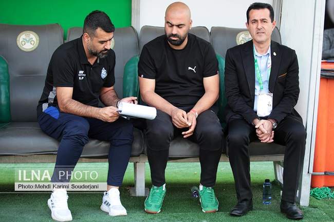 تساوی تیم فوتبال ذوب آهن اصفهان مقابل ملوان انزلی