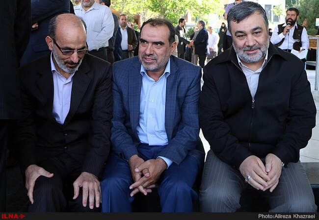 مراسم تشییع پیکر سردار شهید محمد ناظری فرمانده نیروهای ویژه دریایی سپاه پاسداران