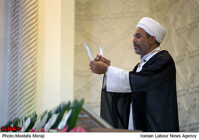 آئین جزء خوانی در حرم حضرت معصومه