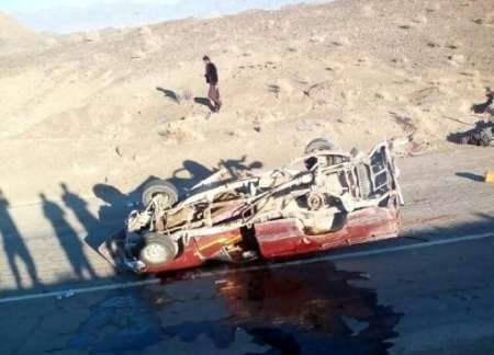 تصادف وحشتناک در محور خاش- سراوان/ 30 نفر کشته و زخمی شدند