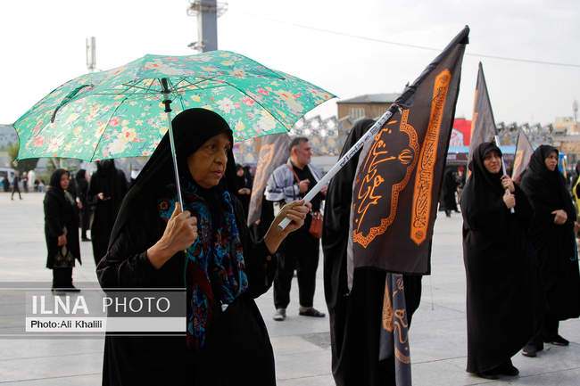 مراسم پیاده‌روی جاماندگان اربعین حسینی در تهران/١ 