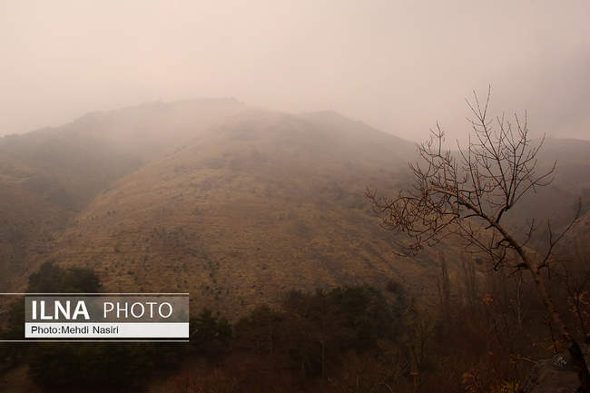 مه گرفتگی در تهران