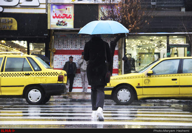  اولین باران زمستانی در استان البرز