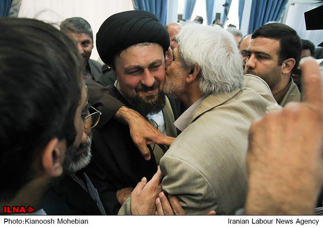 دیدار سید حسن خمینی با اعضای ستاد بزرگداشت امام(ره) 