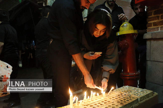 آیین شمع پایلاما در تاسوعای حسینی