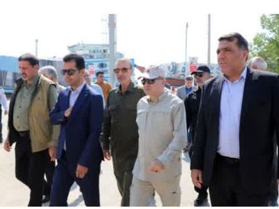 بازدید مدیرکل امور مرزی وزارت کشور از بندر سجافی هندیجان