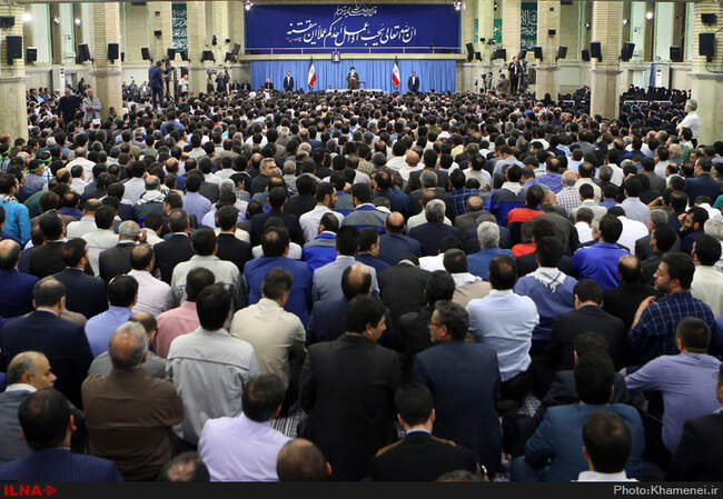 دیدار کارگران با رهبر انقلاب اسلامی