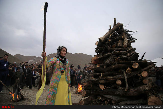 جشن نوروز در روستای تخته - سنندج
