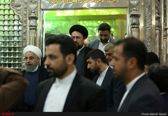 تجدید میثاق رئیس جمهور و اعضای دولت با آرمان‌های امام راحل (ره)