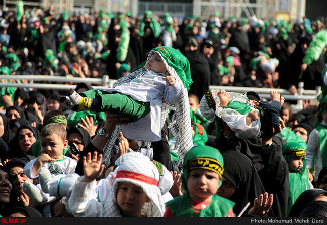  مراسم شیرخوارگان حسینی (حرم مطهر رضوی)