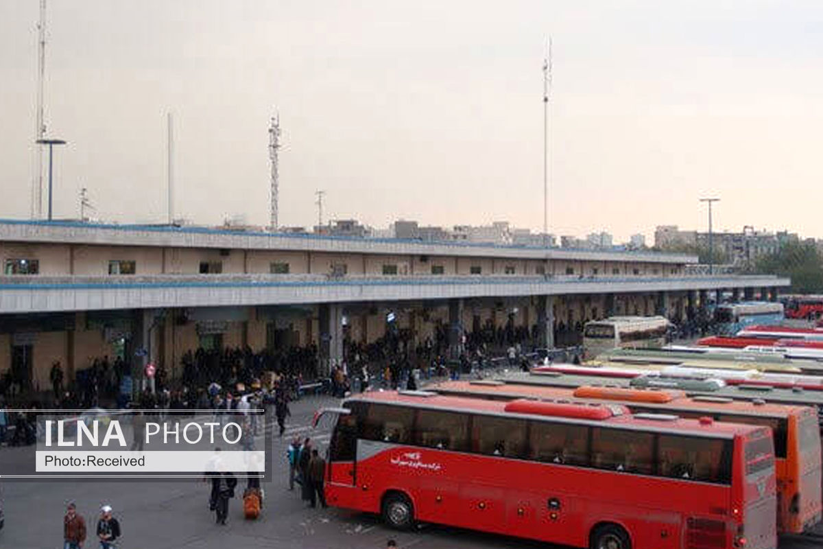 جابه‌جایی ۶۲۳ هزار مسافر از پایانه‌های مسافربری تهران