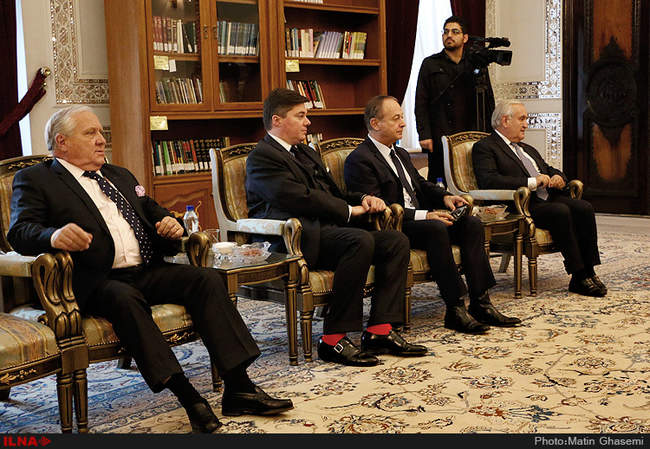دیدار ژرار لارشه رئیس مجلس سنای فرانسه با آیت الله هاشمی رفسنجانی رئ