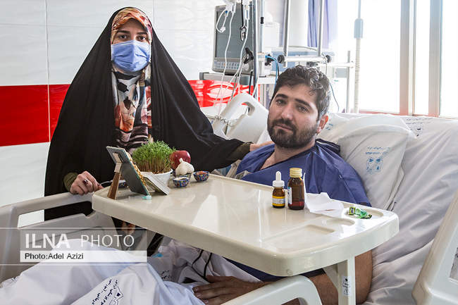  لحظه تحویل سال  ۱۴۰۰  بیمارستان امیرالمومنین (ع) اراک