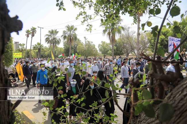 راهپیمایی روز قدس در بندرعباس