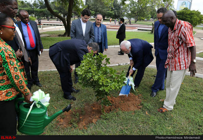 سفر محمدجواد ظریف وزیر امور خارجه کشورمان به غنا