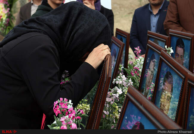 مراسم کاشت 32 درخت به نام شهدای سانچی