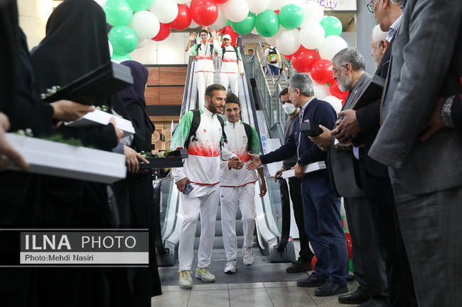 بازگشت کاروان ایران از بازی‌های پاراآسیایی جوانان (گزارش تصویری)
