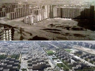 عکس: شهرک اکباتان در حال ساخت 