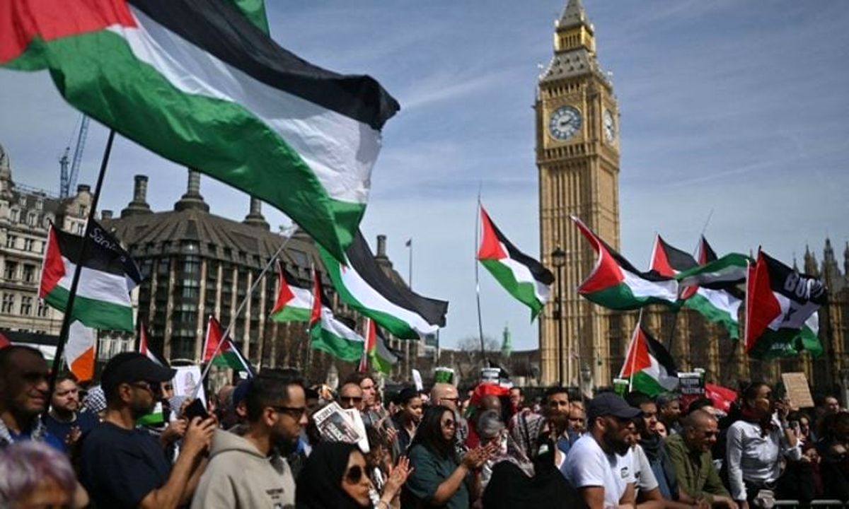 لندن در آستانه برگزاری تظاهرات صدهزار نفری در حمایت از فلسطین
