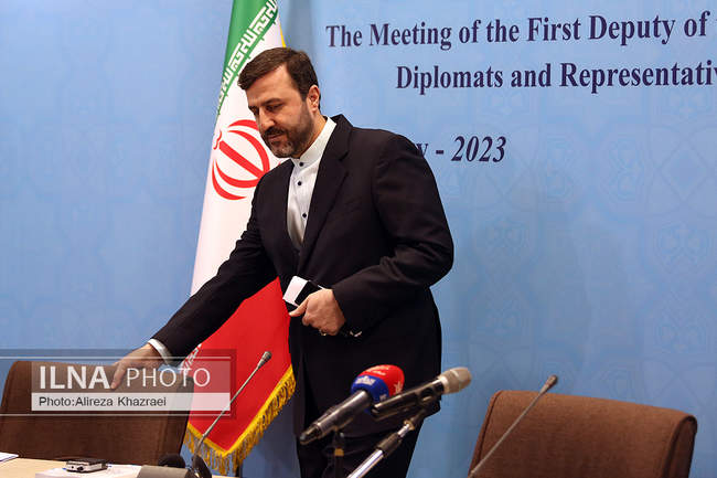 نشست معاون اول قوه قضاییه با سفرا و دیپلمات های مقیم و نمایندگان سازم