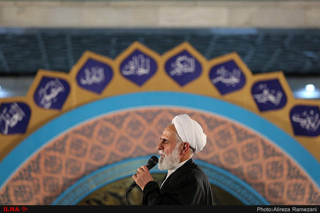 مراسم احیای شب بیست و یکم ماه مبارک رمضان در مرقد امام راحل