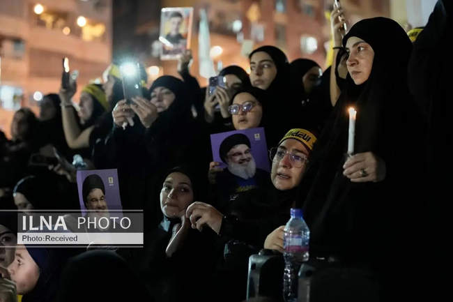 تصاویری از مراسم سالگرد شهادت سید حسن نصرالله 