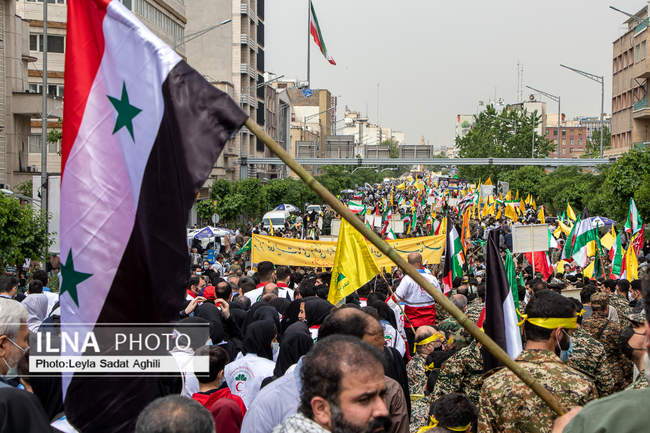 راه‍پمایی روز قدس ۱۴۰۱ در تهران/ ۳