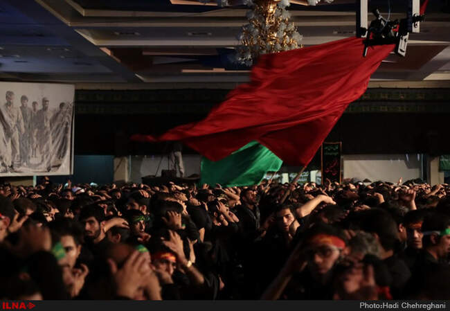 عزاداری ابااعبدالله الحسین(ع) درهیئت رزمندگان اسلام قم