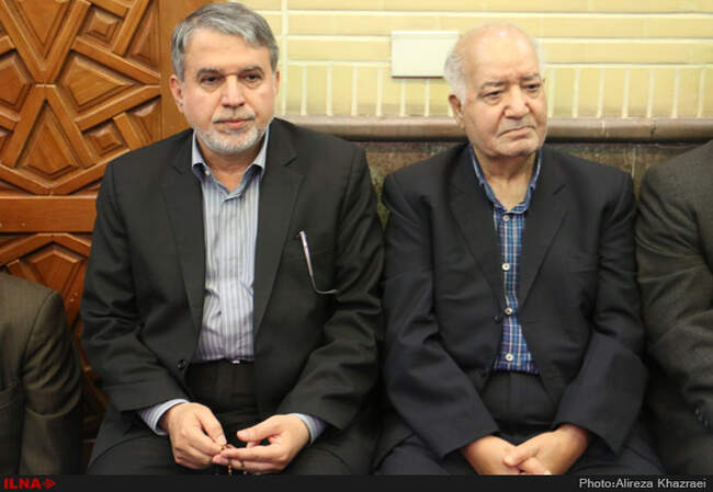 مراسم ترحیم پدر همسر محمد شریعتمداری