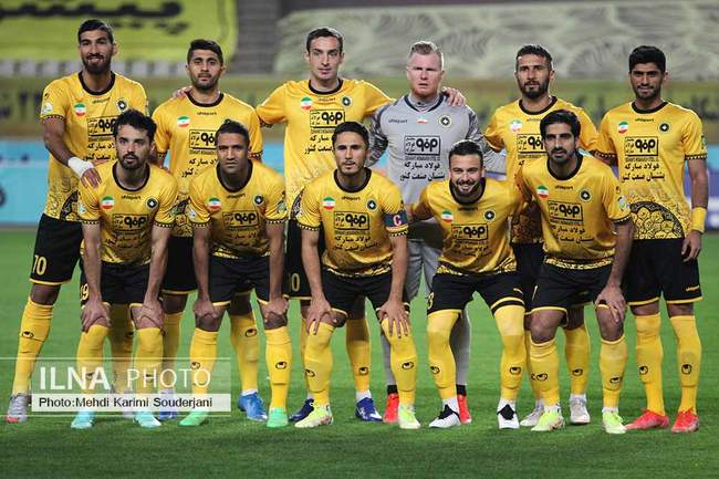 پیروزی کم رنگ  تیم سپاهان برابر  تیم هوادار 