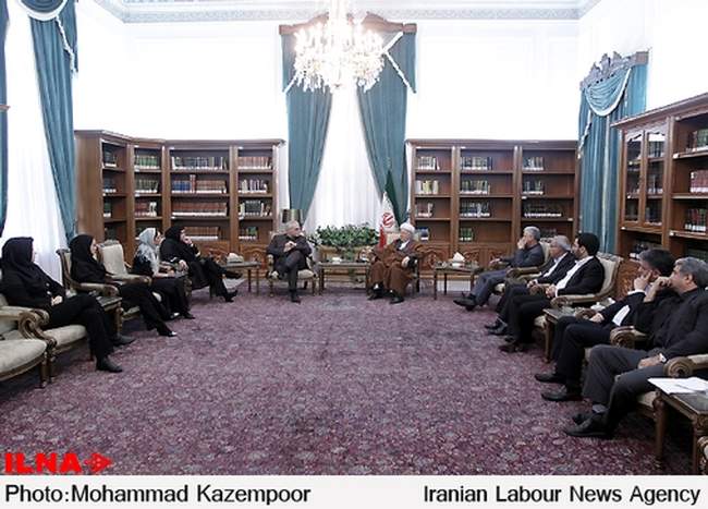 دیدار اعضای انجمن دندانپزشکان عمومی ایران با آیت الله هاشمی رفسنجان