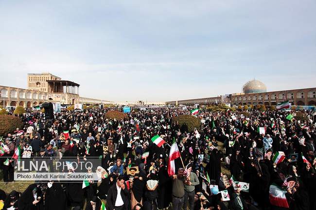 راهپیمایی 22 بهمن در اصفهان