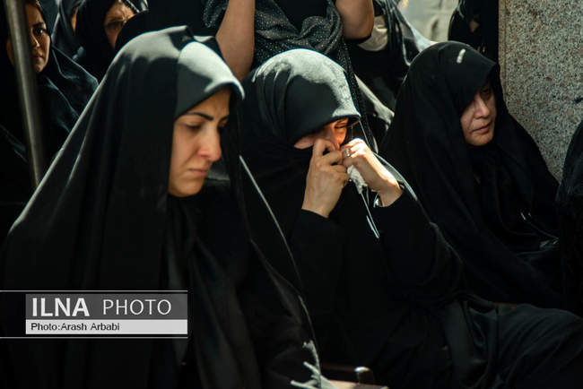 مراسم تشییع احمد هاشمی بهرمانی (رفسنجانی) 