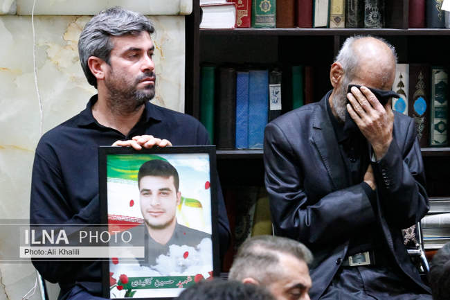 مراسم گرامیداشت شهدای حمله رژیم صهیونیستی به زندان اوین