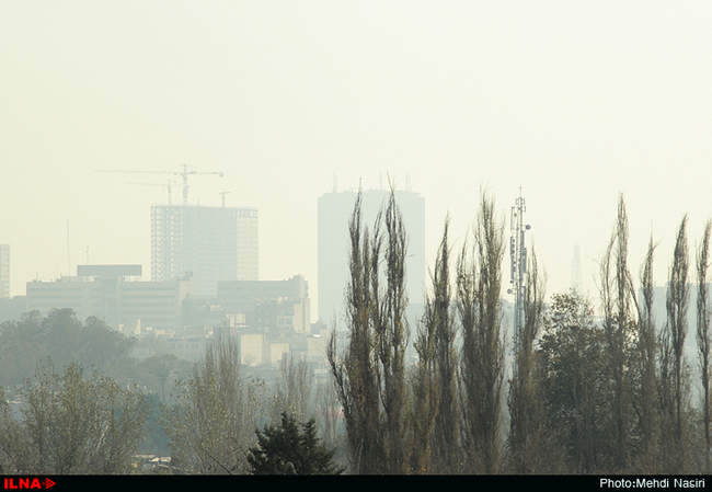 آلودگی هوای امروز تهران
