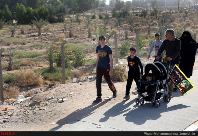 راهپیمایی زائران اربعین حسینی از نجف تا کربلا/2